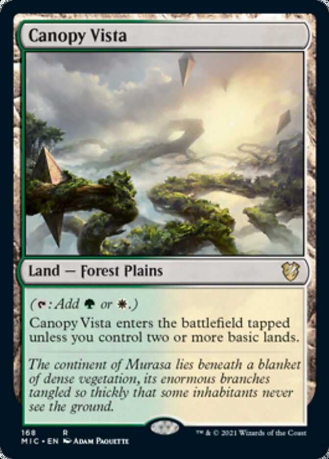 Canopy Vista [Innistrad: Midnight Hunt Commander] | The Time Vault CA