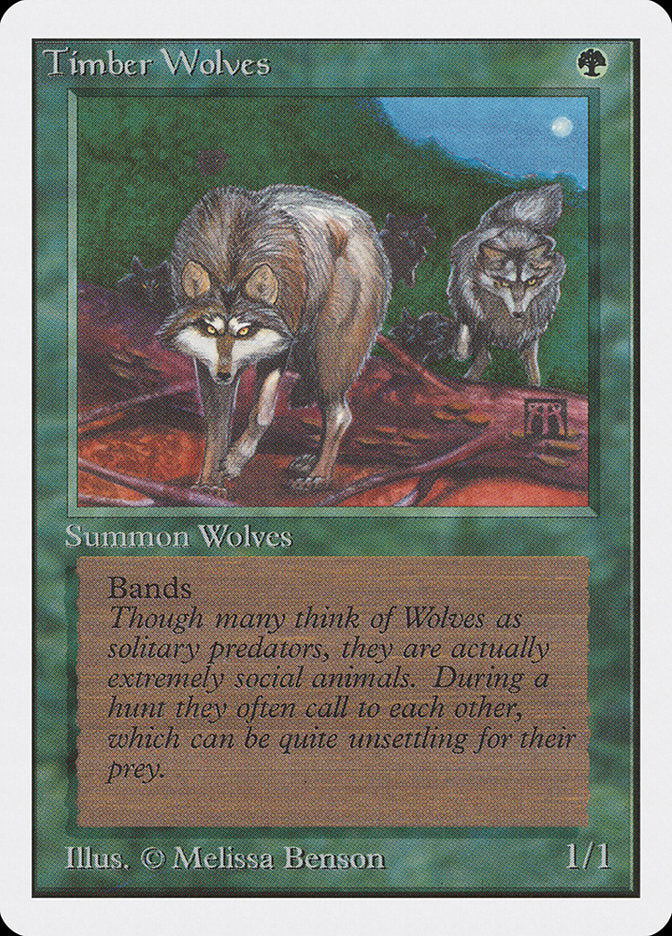 Timber Wolves [Unlimited Edition] | The Time Vault CA