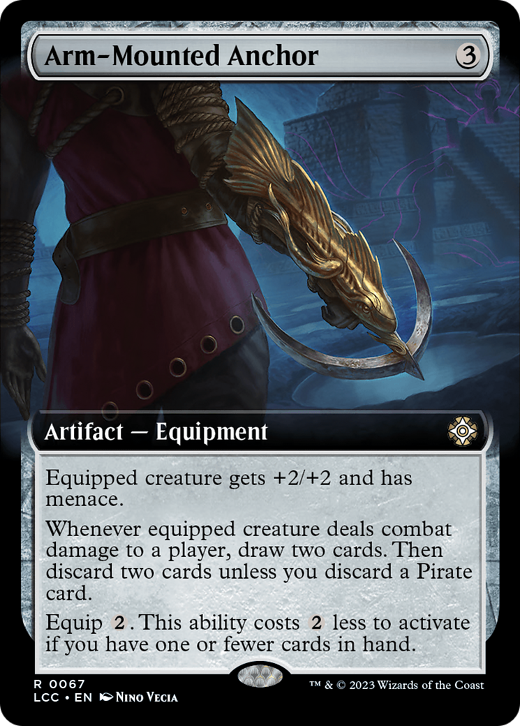 Arm-Mounted Anchor (Extended Art) [The Lost Caverns of Ixalan Commander] | The Time Vault CA