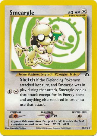 Smeargle (30/75) [Neo Discovery Unlimited] | The Time Vault CA