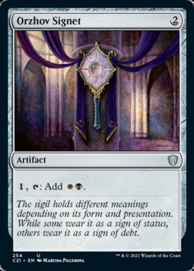 Orzhov Signet [Commander 2021] | The Time Vault CA