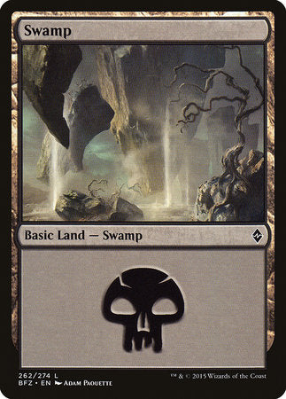Swamp (262) [Battle for Zendikar] | The Time Vault CA