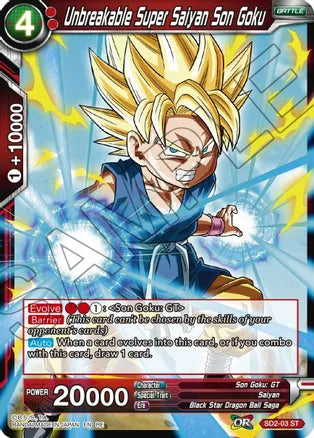 Unbreakable Super Saiyan Son Goku [SD2-03] | The Time Vault CA
