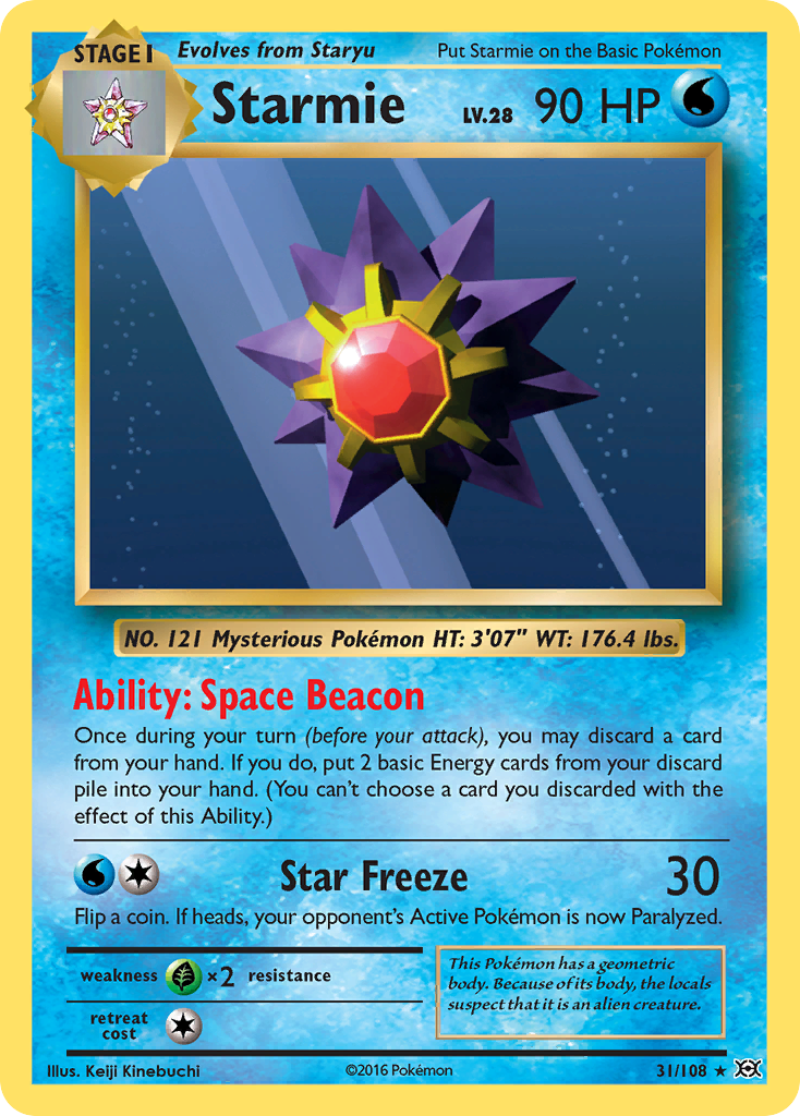 Starmie (31/108) [XY: Evolutions] | The Time Vault CA