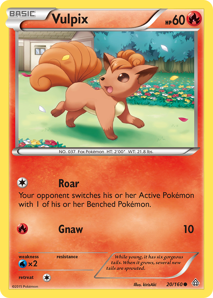 Vulpix (20/160) [XY: Primal Clash] | The Time Vault CA