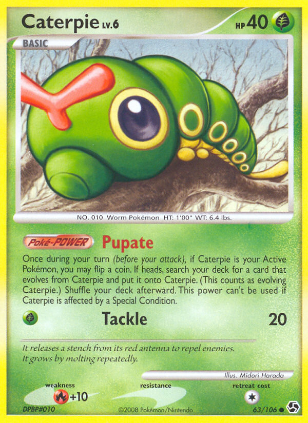 Caterpie (63/106) [Diamond & Pearl: Great Encounters] | The Time Vault CA