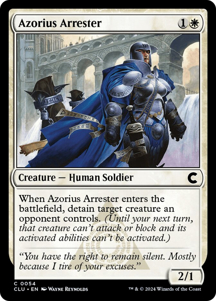 Azorius Arrester [Ravnica: Clue Edition] | The Time Vault CA