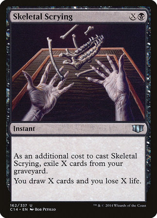 Skeletal Scrying [Commander 2014] | The Time Vault CA
