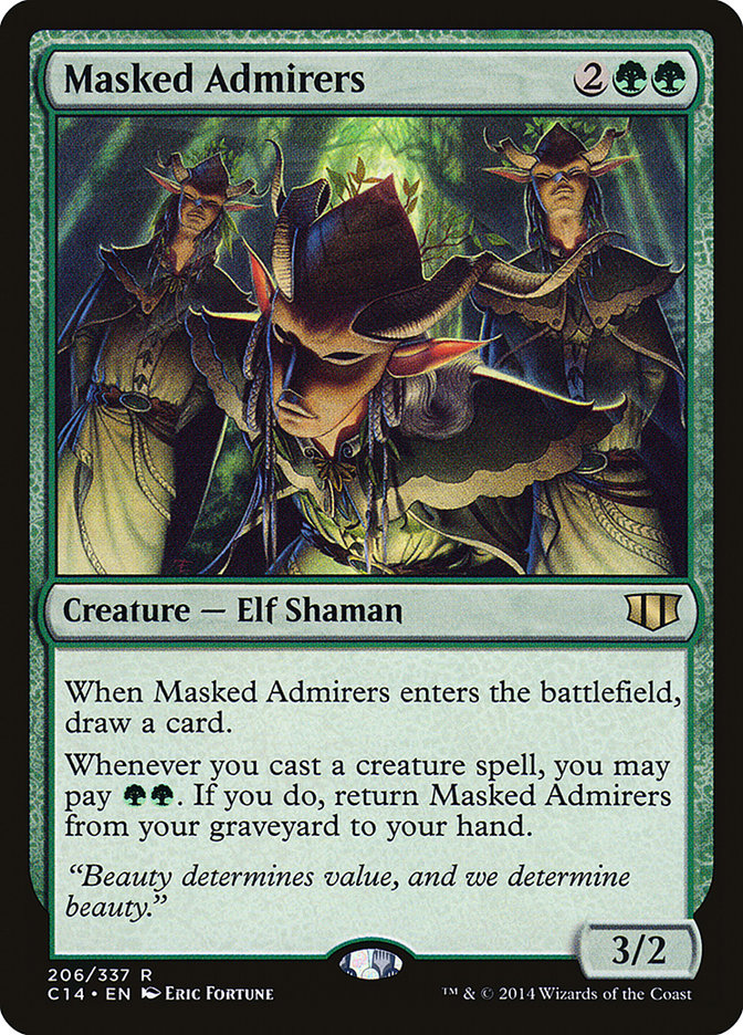 Masked Admirers [Commander 2014] | The Time Vault CA