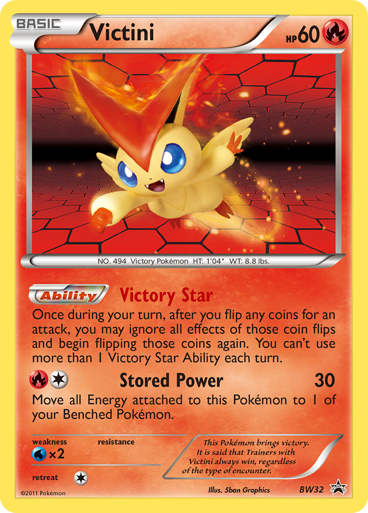 Victini (BW32) [Black & White: Black Star Promos] | The Time Vault CA