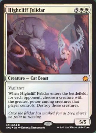 Highcliff Felidar [Game Night 2019] | The Time Vault CA
