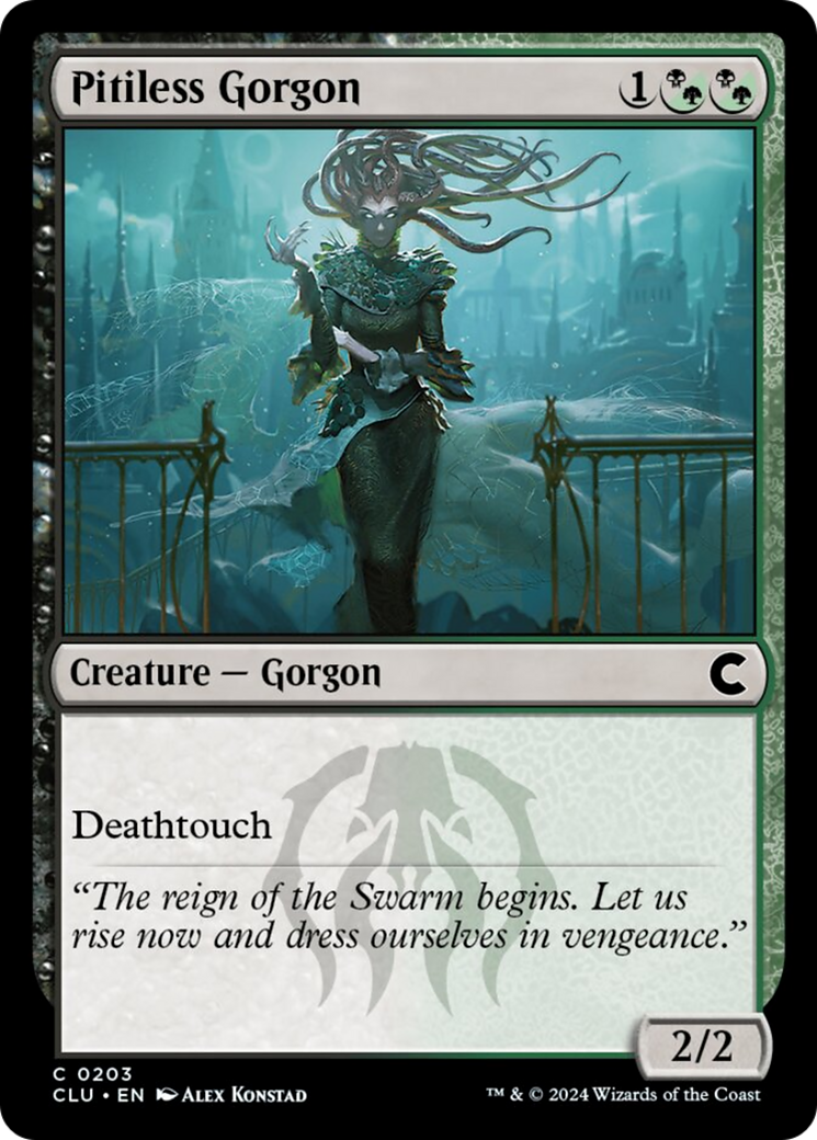 Pitiless Gorgon [Ravnica: Clue Edition] | The Time Vault CA