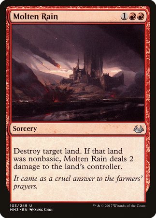 Molten Rain [Modern Masters 2017] | The Time Vault CA