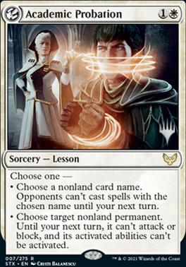 Academic Probation (Promo Pack) [Strixhaven: School of Mages Promos] | The Time Vault CA