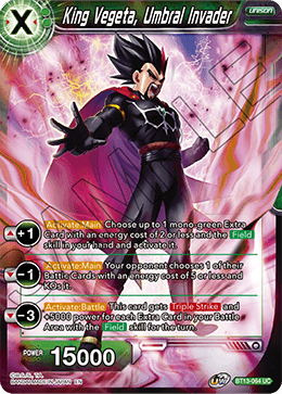 King Vegeta, Umbral Invader (Uncommon) [BT13-064] | The Time Vault CA