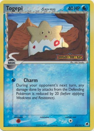 Togepi (41/101) (Delta Species) (Stamped) [EX: Dragon Frontiers] | The Time Vault CA