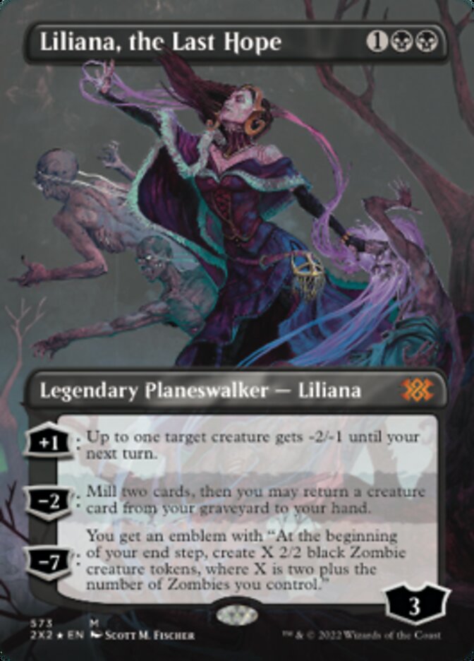 Liliana, the Last Hope (Textured Foil) [Double Masters 2022] | The Time Vault CA