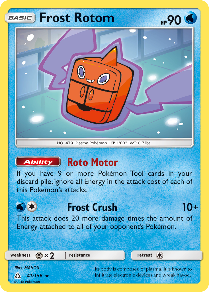Frost Rotom (41/156) [Sun & Moon: Ultra Prism] | The Time Vault CA