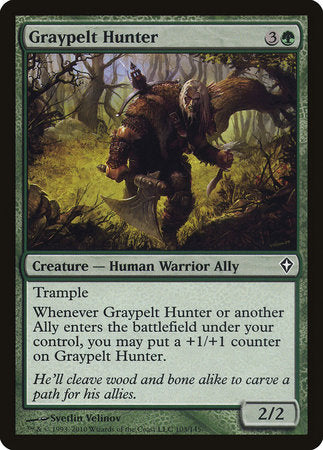 Graypelt Hunter [Worldwake] | The Time Vault CA