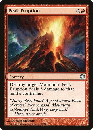 Peak Eruption [Theros] | The Time Vault CA