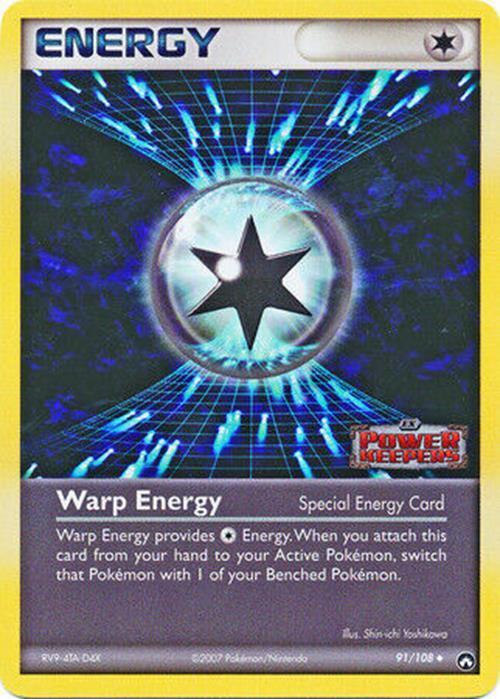 Warp Energy (91/108) (Stamped) [EX: Power Keepers] | The Time Vault CA