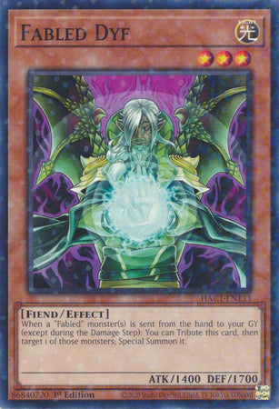 Fabled Dyf (Duel Terminal) [HAC1-EN133] Parallel Rare | The Time Vault CA