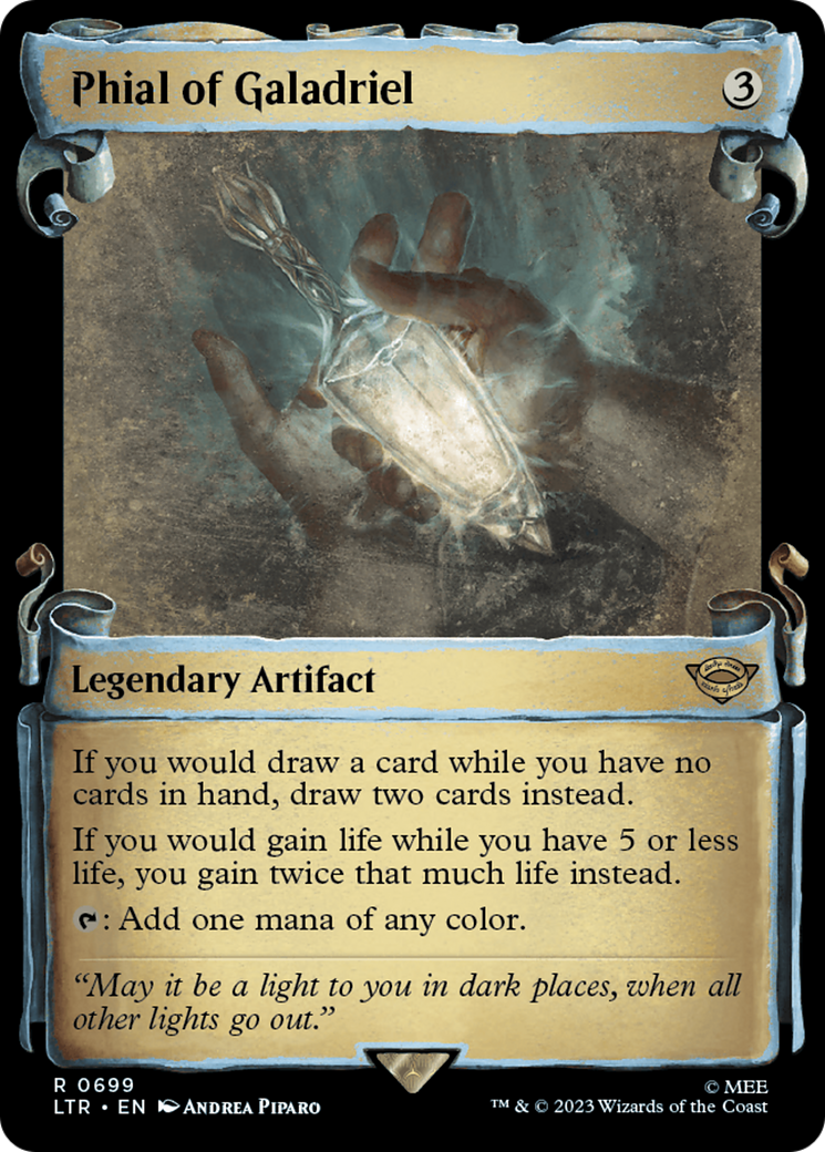 Phial of Galadriel [The Lord of the Rings: Tales of Middle-Earth Showcase Scrolls] | The Time Vault CA
