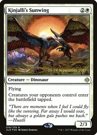 Kinjalli's Sunwing [Ixalan Promos] | The Time Vault CA