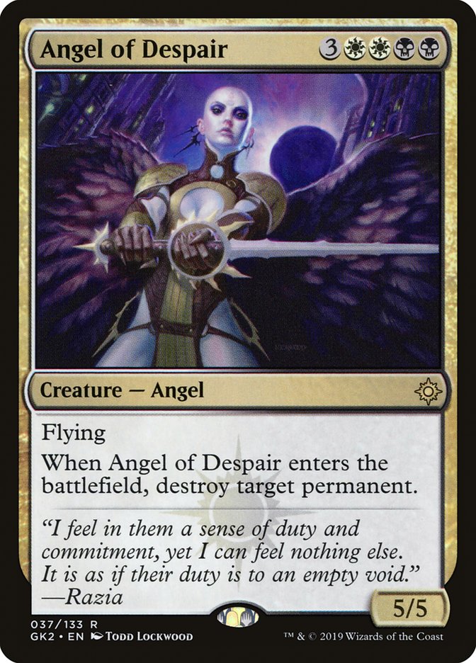 Angel of Despair [Ravnica Allegiance Guild Kit] | The Time Vault CA