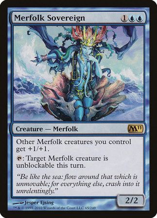 Merfolk Sovereign [Magic 2011] | The Time Vault CA