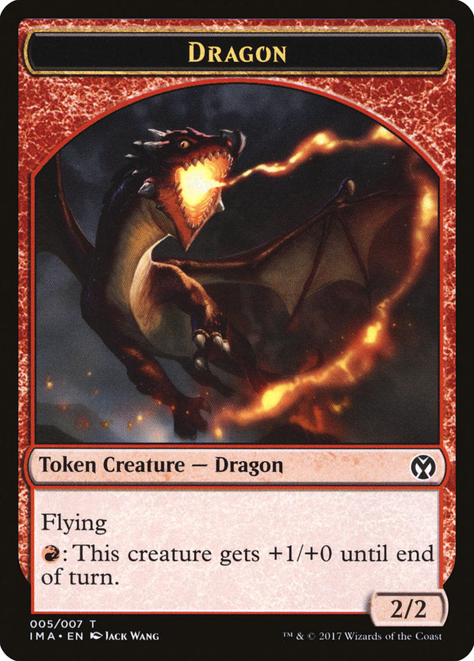 Dragon (005/007) [Iconic Masters Tokens] | The Time Vault CA