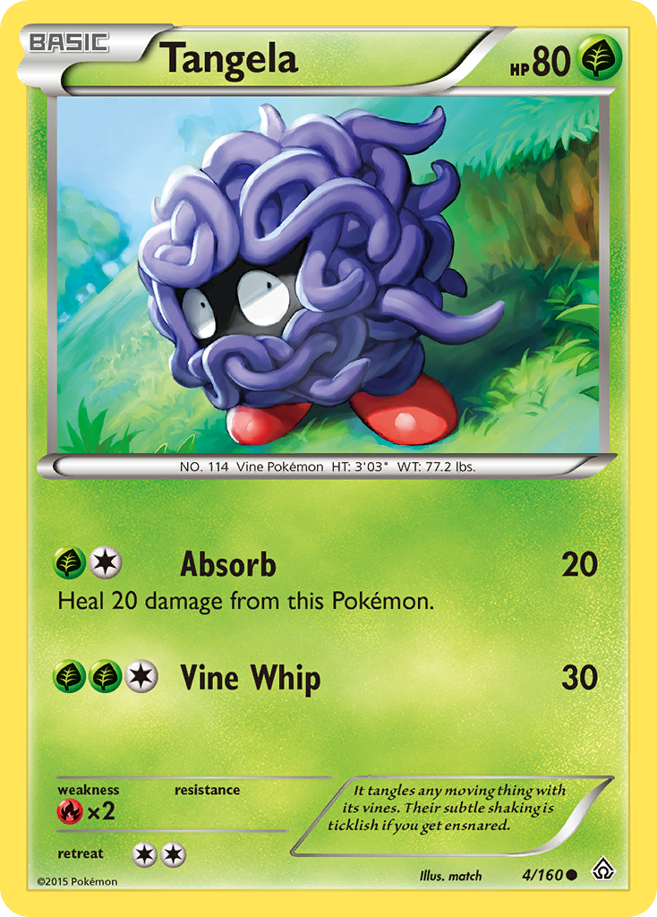 Tangela (4/160) [XY: Primal Clash] | The Time Vault CA