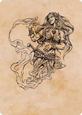 Djinni Windseer (Showcase) Art Card [Dungeons & Dragons: Adventures in the Forgotten Realms Art Series] | The Time Vault CA