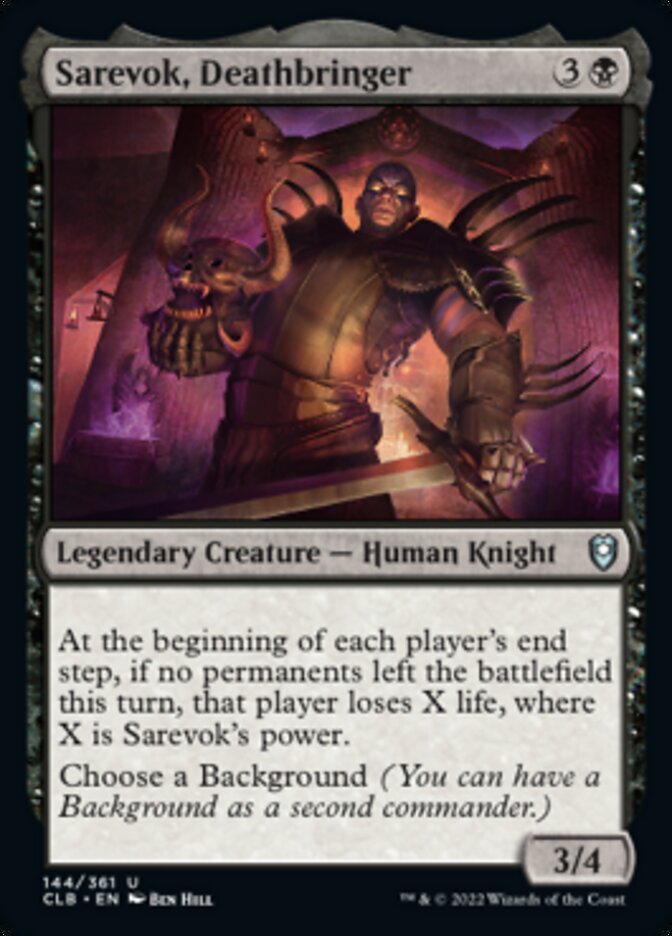 Sarevok, Deathbringer [Commander Legends: Battle for Baldur's Gate] | The Time Vault CA