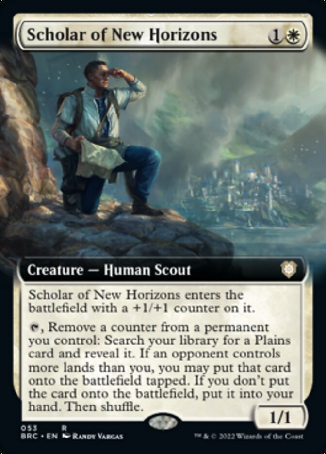 Scholar of New Horizons (Extended Art) [The Brothers' War Commander] | The Time Vault CA