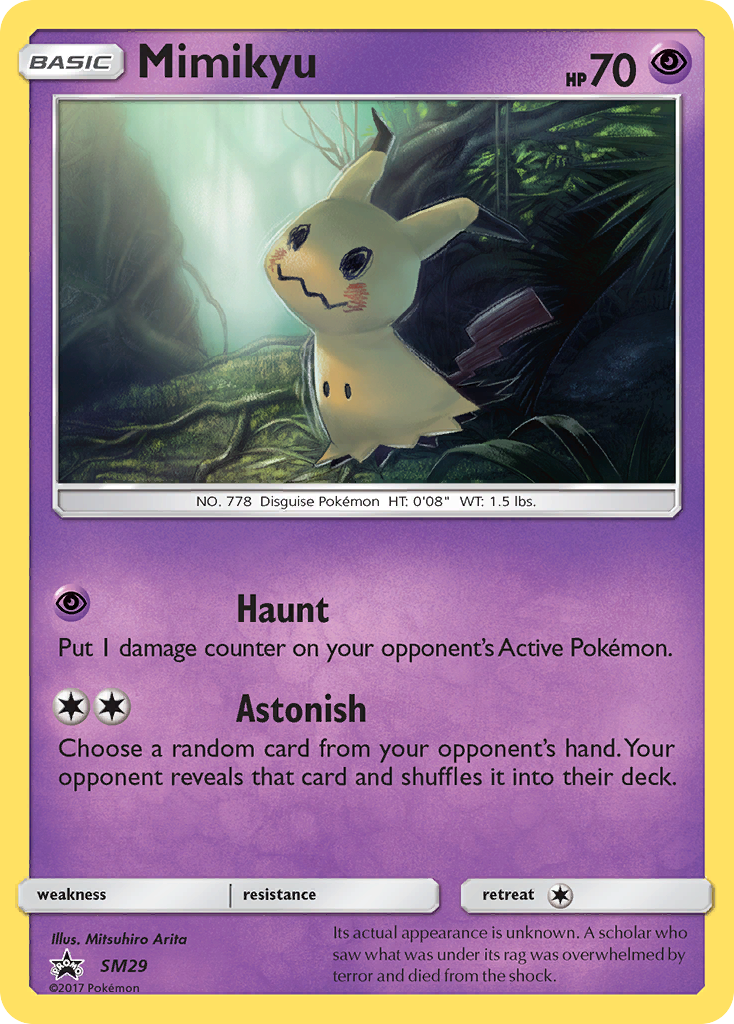 Mimikyu (SM29) [Sun & Moon: Black Star Promos] | The Time Vault CA