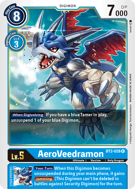 AeroVeedramon [BT2-028] [Release Special Booster Ver.1.5] | The Time Vault CA