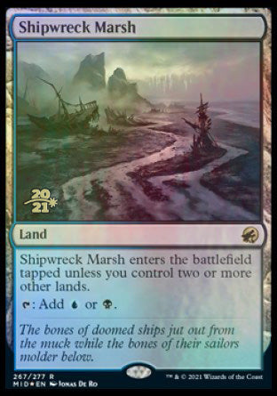 Shipwreck Marsh [Innistrad: Midnight Hunt Prerelease Promos] | The Time Vault CA