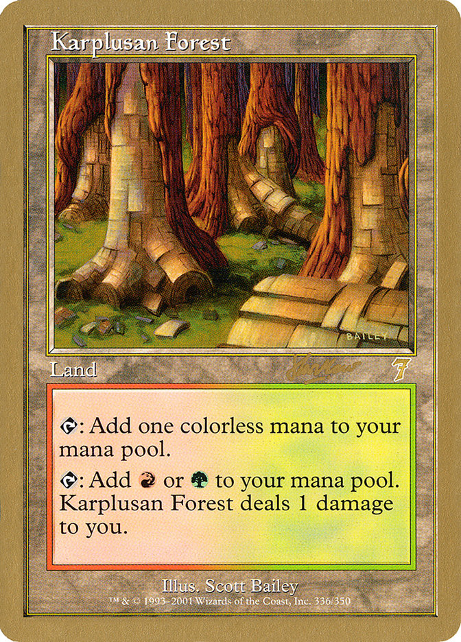 Karplusan Forest (Sim Han How) [World Championship Decks 2002] | The Time Vault CA