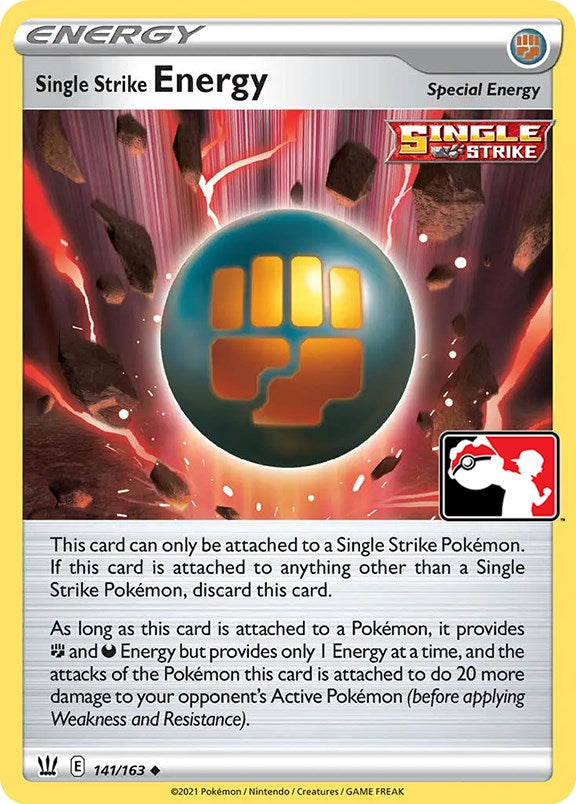 Single Strike Energy (141/163) [Prize Pack Series Two] | The Time Vault CA