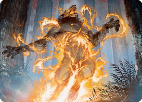 Burn the Accursed Art Card [Innistrad: Midnight Hunt Art Series] | The Time Vault CA