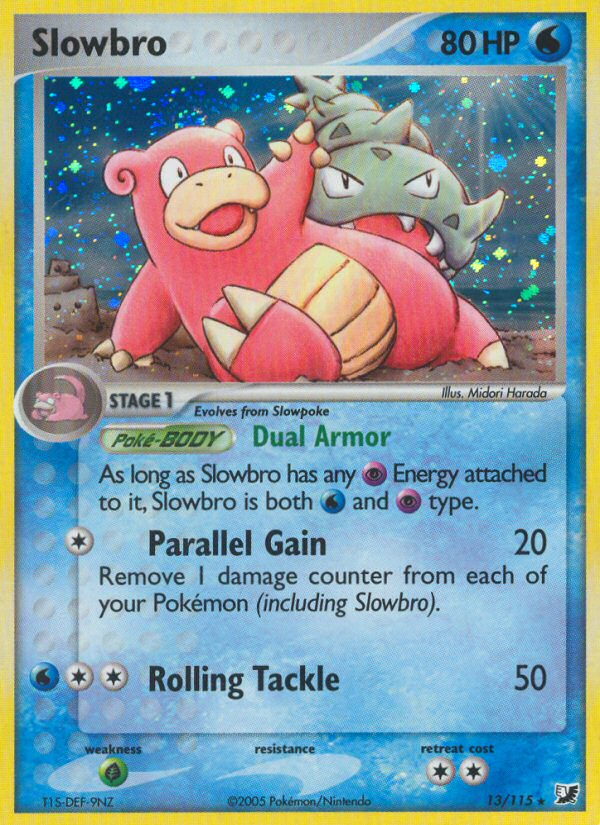 Slowbro (13/115) [EX: Unseen Forces] | The Time Vault CA