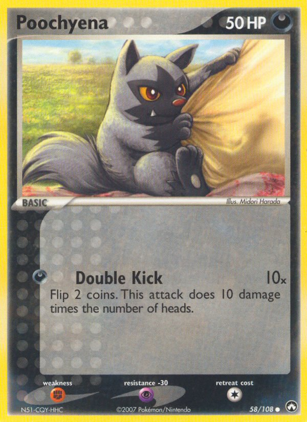 Poochyena (58/108) [EX: Power Keepers] | The Time Vault CA