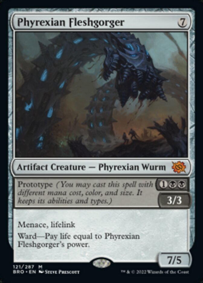 Phyrexian Fleshgorger (Promo Pack) [The Brothers' War Promos] | The Time Vault CA