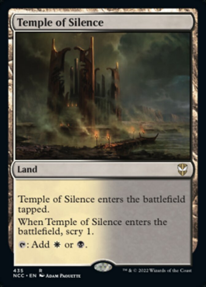 Temple of Silence [Streets of New Capenna Commander] | The Time Vault CA