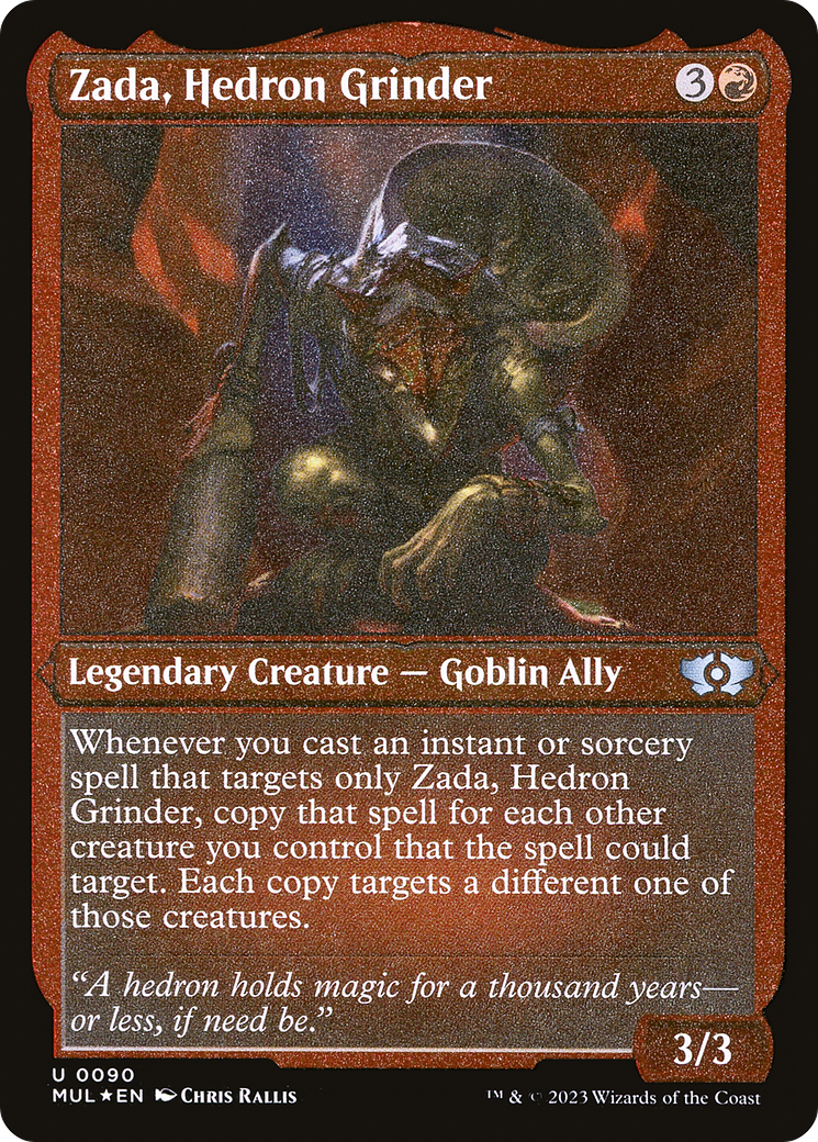 Zada, Hedron Grinder (Foil Etched) [Multiverse Legends] | The Time Vault CA