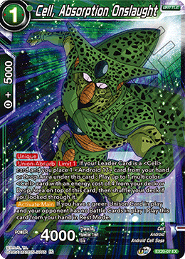 Cell, Absorption Onslaught (EX20-07) [Ultimate Deck 2022] | The Time Vault CA