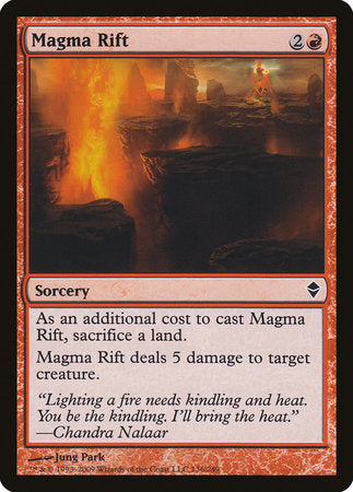 Magma Rift [Zendikar] | The Time Vault CA