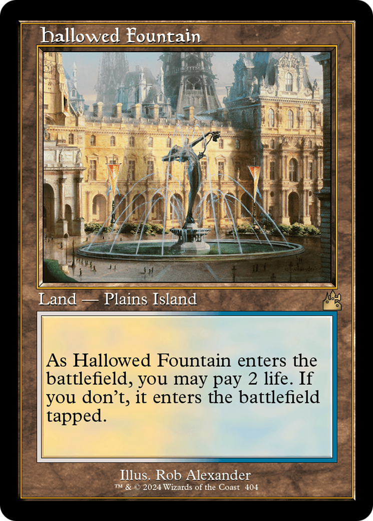 Hallowed Fountain (Retro) [Ravnica Remastered] | The Time Vault CA