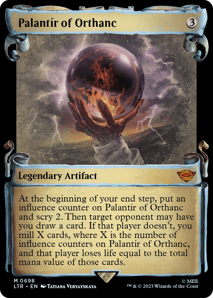 Palantir of Orthanc [The Lord of the Rings: Tales of Middle-Earth Showcase Scrolls] | The Time Vault CA